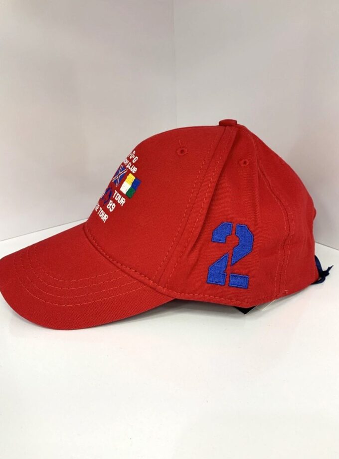 Бейсболка Campione красная